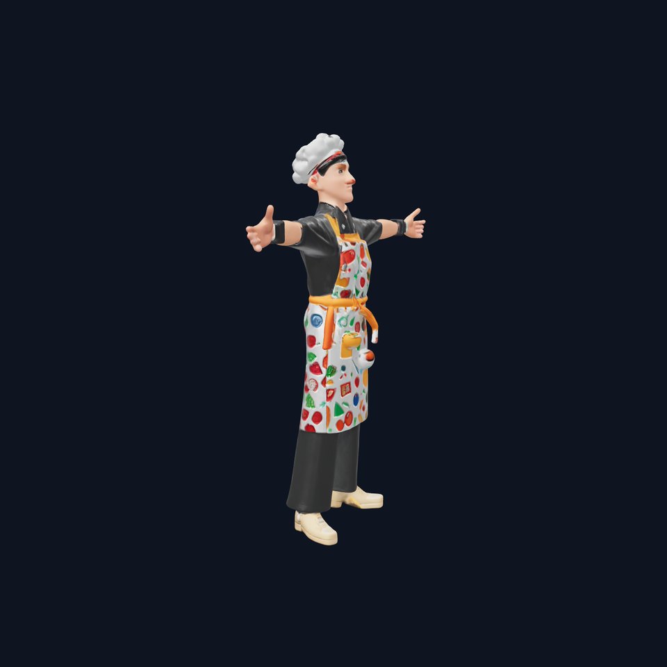 Colorful Chef Character model pack